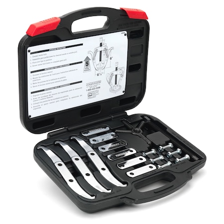 Powerbuilt 6" Combo 2/3 Jaw Rev Gear Puller Kit17 648648